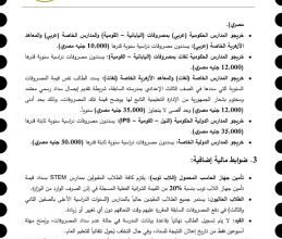 شروط صارمة وغربلة إلكترونية.. مصر تفتح باب القبول بمدارس STEM لعام 2026 4 مدارس STEM بمصر