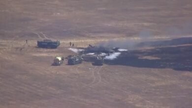 تصنيف عسكري صادم لحادث تحطم المقاتلة F-35B في سان دييجو 4 تحطم مقاتلة أميركية