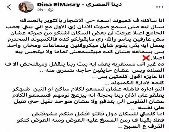 إيقاف برنامج دينا المصري