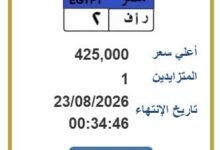 لوحة سيارة مميزة