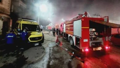 تصاعد النيران في حي الفلل ببنها.. والحماية المدنية تتدخل لمنع الكارثة 36 حريق شقة بنها