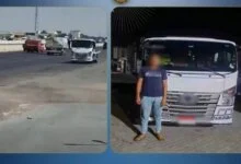 ضبط سائق ونش بالبحيرة