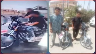 ضبط قائدي دراجتين بالمقطم