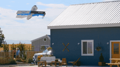 Amazon drones in Richardson