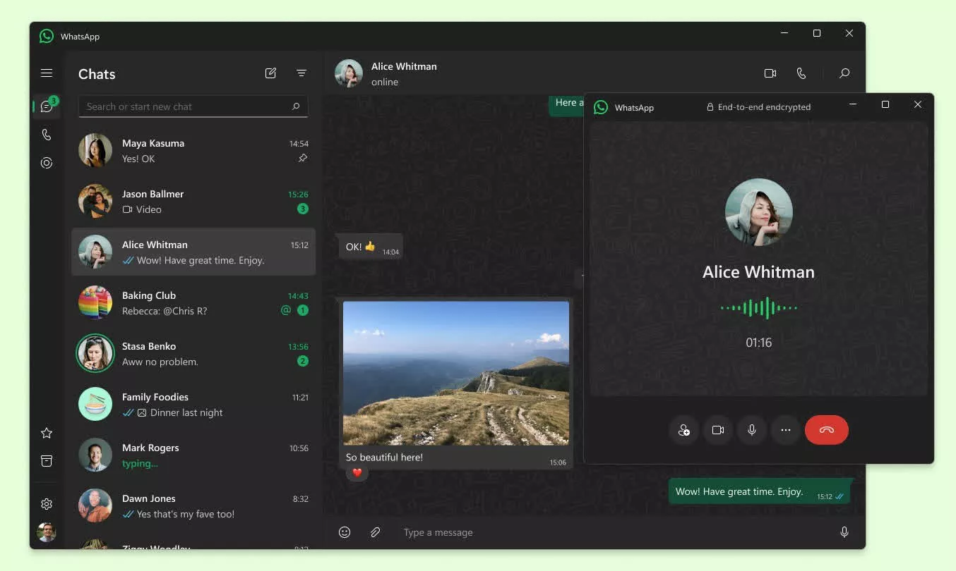 WhatsApp Desktop and Privacy Updates