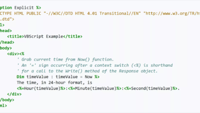VBScript Sunset