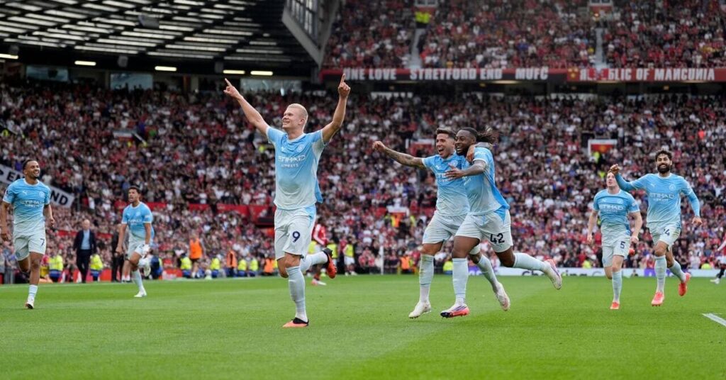 Haaland celebrates derby winner
