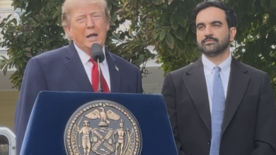 Trump and Mamdani at Gracie Mansion