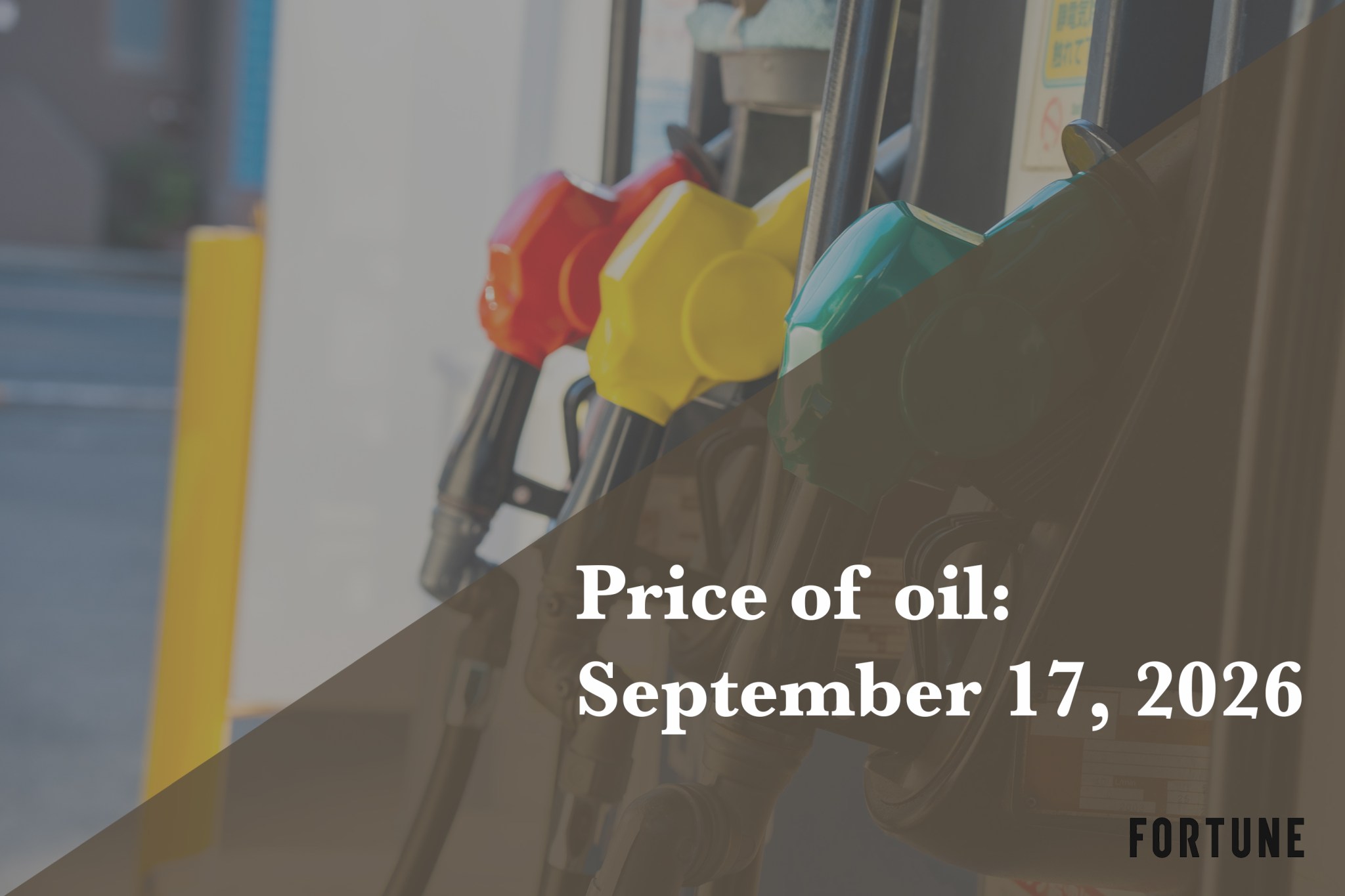Brent crude price drop