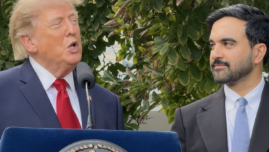 Mamdani and Trump at Gracie Mansion