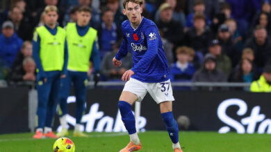 James Garner at Everton