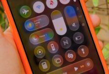 iPhone Focus controls