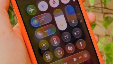 iPhone Focus controls