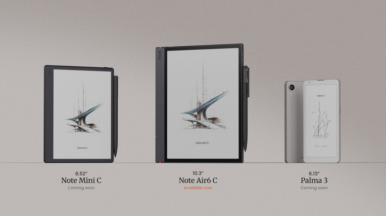 New Boox E Ink Devices