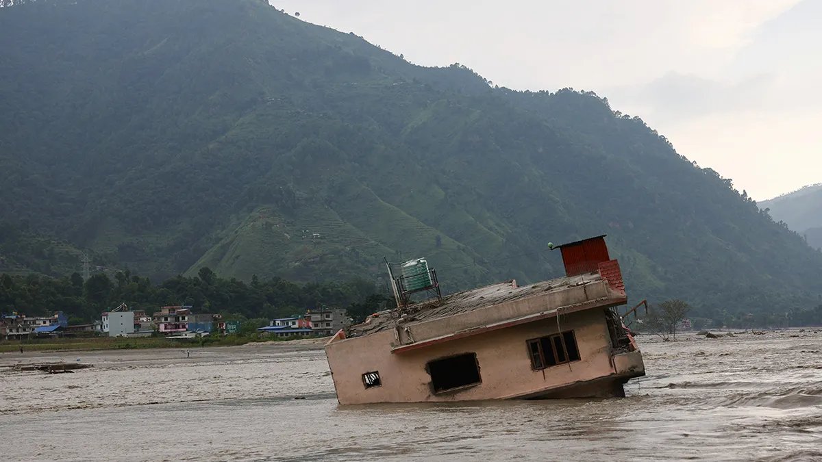 Aftermath of deadly flash floods and mudslide in Nepal