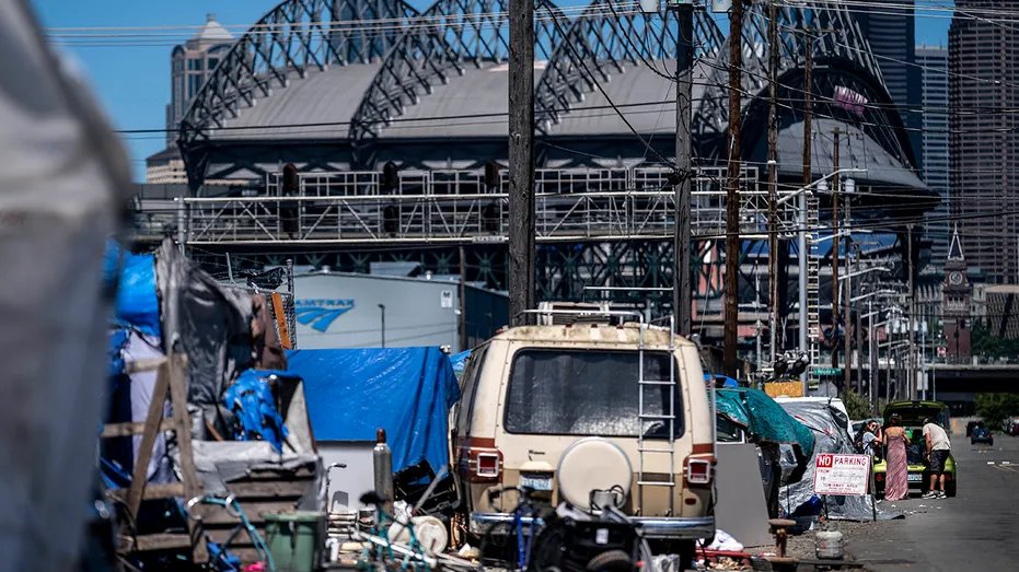 Seattle homeless encampment