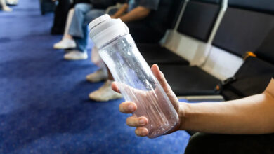 Airplane Water Bottle Rules