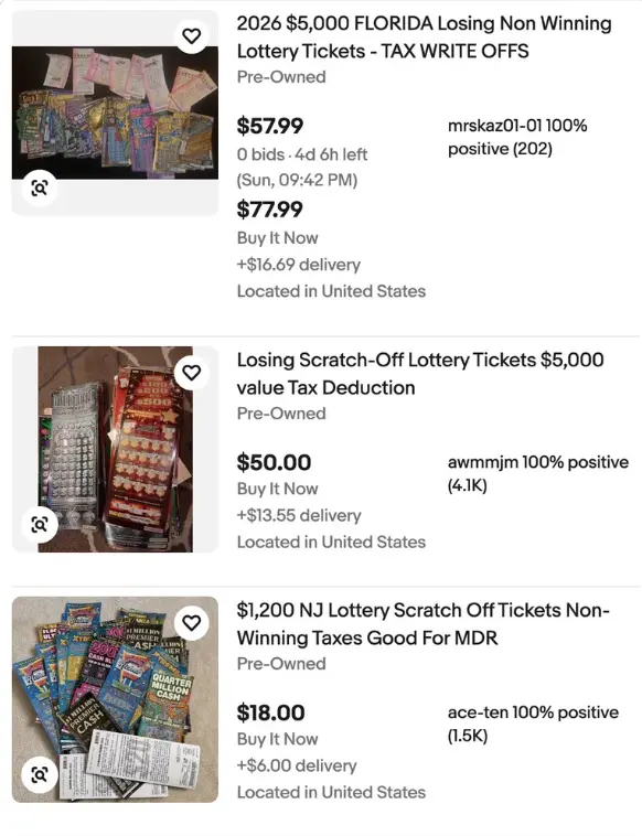 Losing Lottery Tickets on eBay Fuel Tax Fraud
