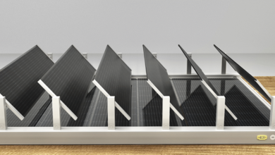 Double-Layer Tracked Solar Panel Prototype
