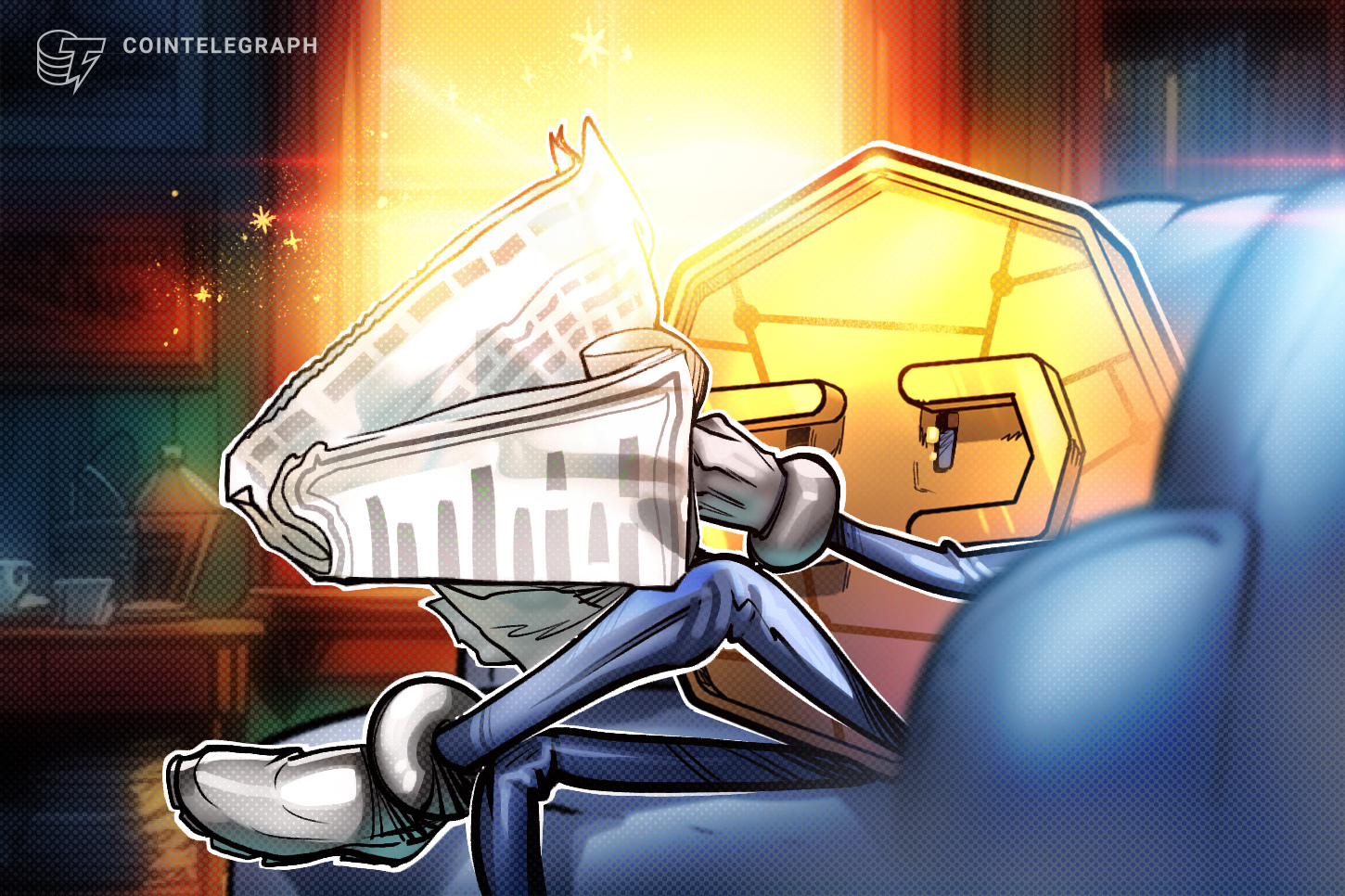 Abstract Blockchain Shutdown and Crypto Market Shifts