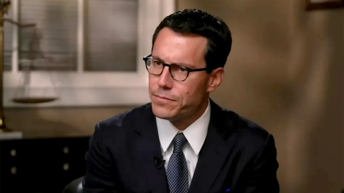 Attorney Brent Bramnick speaks during an interview about the Niotis family case.