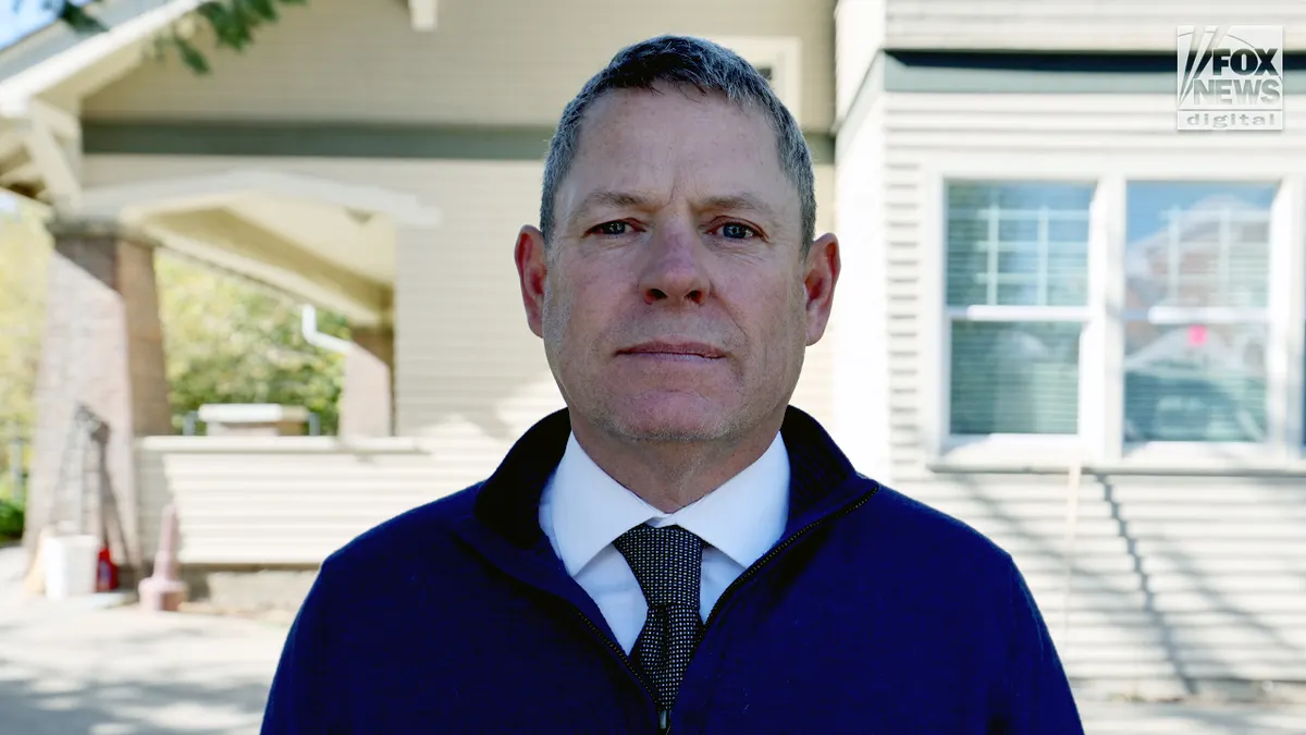 Bryan Kohberger's lawyer outside of his office