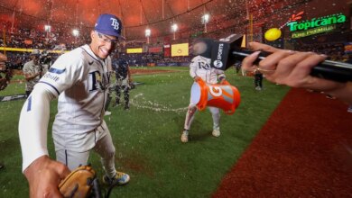 Richie Palacios Rays ALDS Win