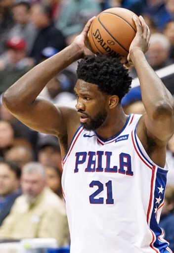 Joel Embiid of the Philadelphia 76ers