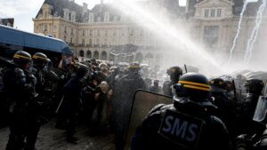 France Student Protests and School Closures