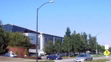 South side of the Googleplex building in Mountain View, California