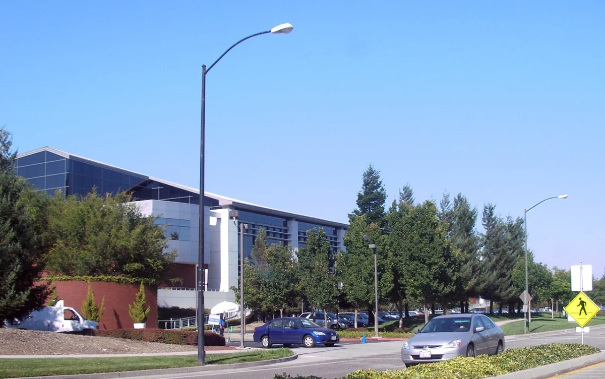 South side of the Googleplex building in Mountain View, California