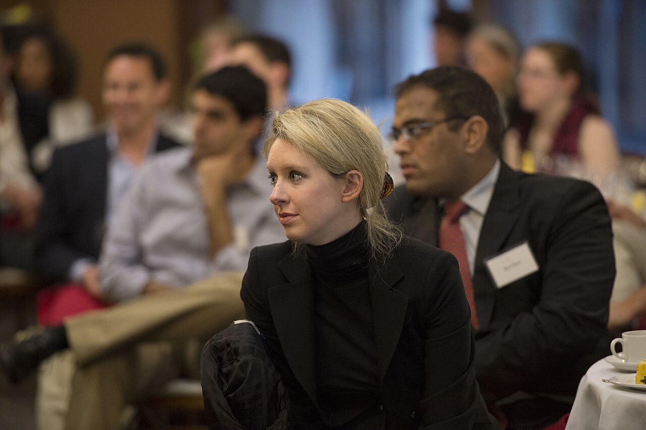 Elizabeth Holmes in 2013, when Theranos was still a celebrated startup