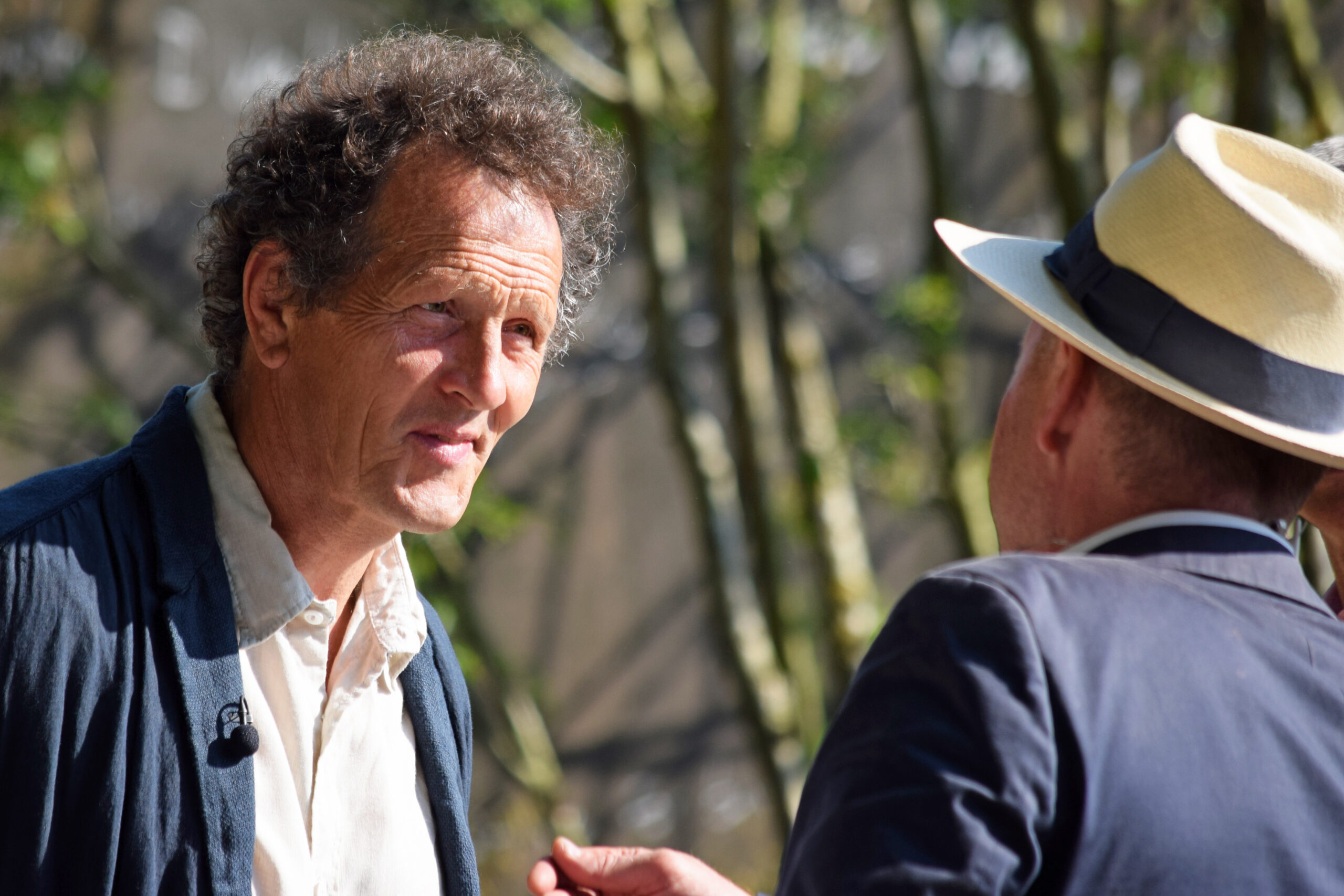 Monty Don photographed at the Chelsea Flower Show.