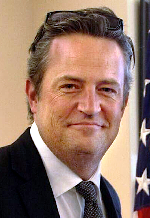 Matthew Perry at a 2013 White House event for drug-court awareness