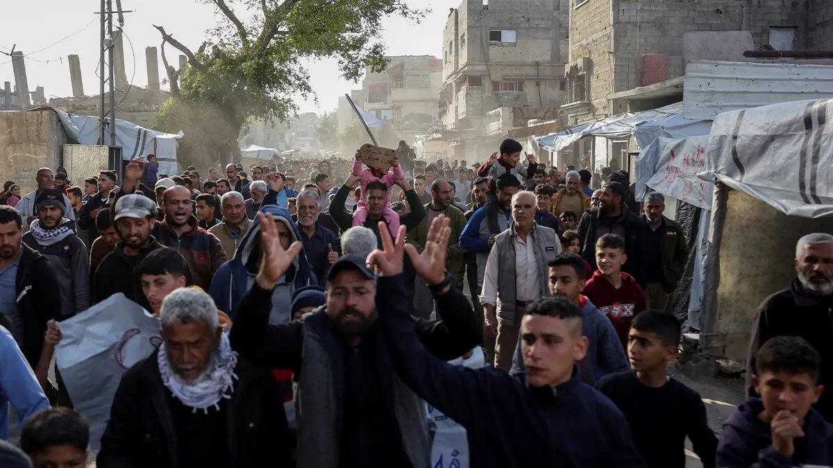 protests in Gaza