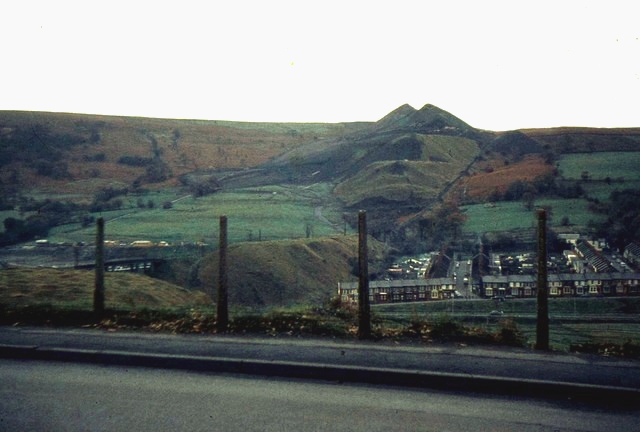 The coal tips above Aberfan, 1968